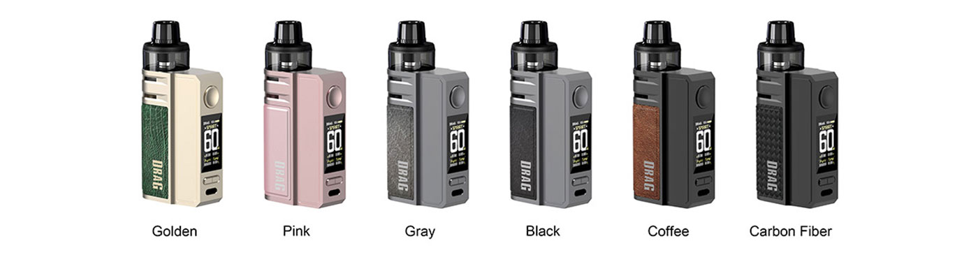 Voopoo e60 pod renkler